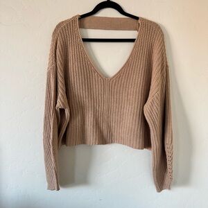 Urban Outfitters Avery Double V-Neck Sweater Size M